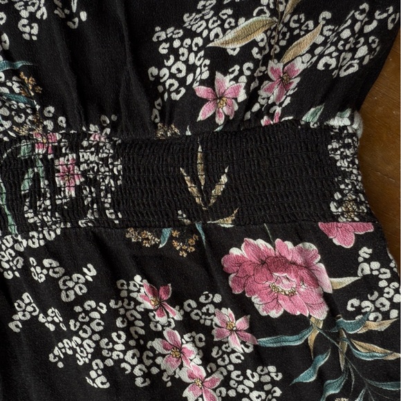 Hurley Floral Black Midi Dress​ - Picture 7 of 7